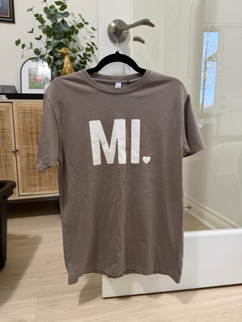 Kiloh & Co - Michigan Logo Short-Sleeve Shirt - Taupe